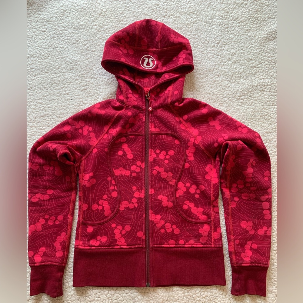 Lululemon Scuba Full Zip Raspberry Hoodie (US  6)